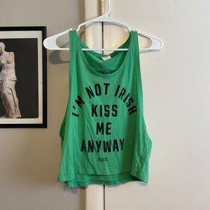 VS Pink backless work out top